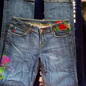 Embroidered Seven7 Jeans